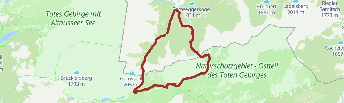 Route map: Salzsteigrunde